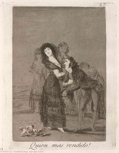 Quien Mas Rendido — Francisco José De Goya Y Lucientes, Romanticism