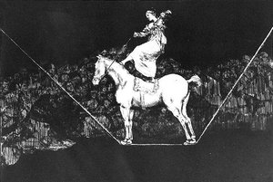 A Circus Queen Timely Absurdity — Francisco José De Goya Y Lucientes
