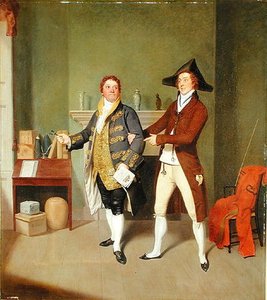 John Quick And John Fawcett In Thomas Moreton's — Samuel De Wilde