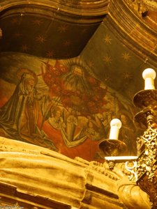 Sepulcre De Sança Ximenis De Cabrera, A La Catedral De Barcelona; Escultura De Pere Oller, Pintura De Lluís Dalmau
