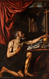 St Jerome Doing Penance in his Study