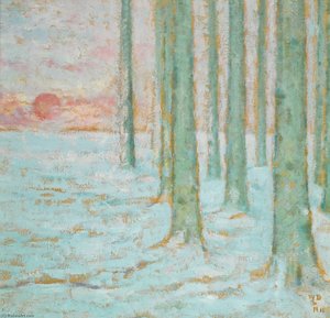 Hiver Dans La Foret — William Degouve De Nuncques