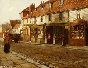 Eltham High Street — George Elgar Hicks