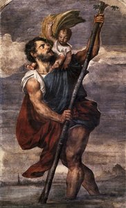 St Christopher — Titian, High Renaissance