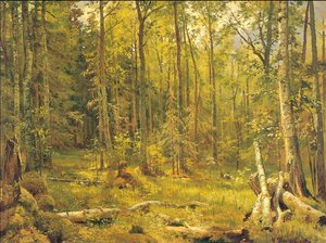 Mixed Forest 1 — Ivan Ivanovich Shishkin, Realism