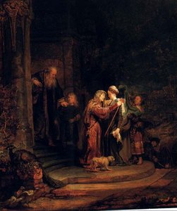 La Visitation, Detroit — Rembrandt Van Rijn, Dutch Golden Age