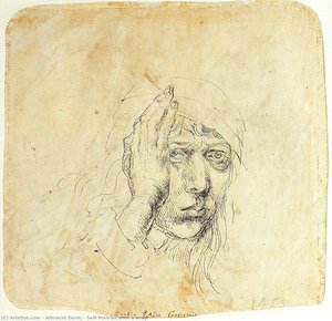 Autorretrato con un envoltorio