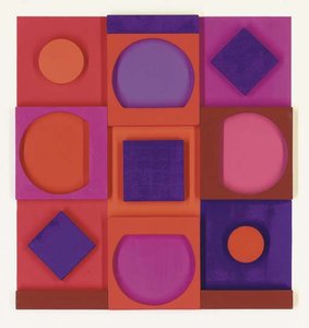 Granat Positif — Victor Vasarely