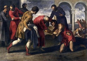 Return Of The Prodigal Son — Jacopo Palma Il Giovane, Baroque