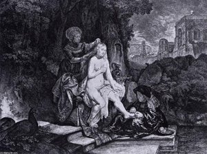 The Toilet Of Bathsheba — Jean Michel Moreau (moreau Der Jüngere)