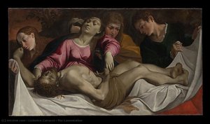 The Lamentation — Ludovico Carracci, Baroque