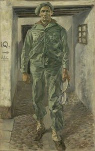An American Soldier In Fatigue Dress — Leslie Cole