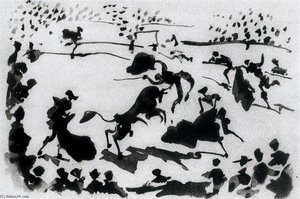 La Cogida — Pablo Picasso, Cubism