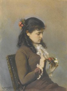 Portrait Of The Artist's Daughter — Alexander Petrovich Sokolov