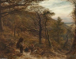 The Woodcutter's Return — John Linnell