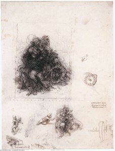 Study For The Burlington House Cartoon — Leonardo Da Vinci, High Renaissance