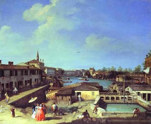 Dolo On The Brenta — Canaletto