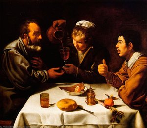 The Lunch — Diego Velázquez, Baroque