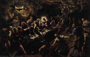 Das Letzte Abendmahl — Tintoretto (jacopo Comin), Barock
