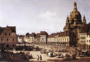 New Market Square In Dresden — Bernardo Bellotto