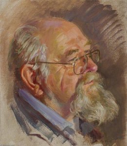 Chelsea Pensioners Ron Buzzard, Parachute Regiment — June Mendoza, Contemporary Realism
