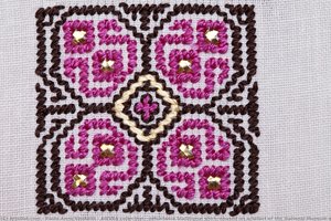 Aievea Collection; \nmuntenia Traditional Shirt;\nbased On Artefact Of The National Museum Of The Romanian Peasant — Paula Anne Vennells, Contemporary Realism