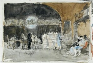 Drawing For The Vicarage — Mariano Fortuny Y Marsal, Romanticism