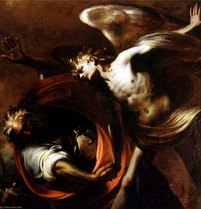 Jacob Wrestling The Angel — Pietro Ricchi