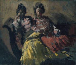 Two Women On A Sofa — Walter Richard Sickert