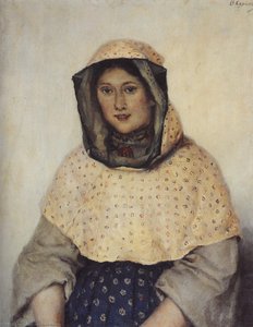 Portrait Of T. K. Domozhilova — Vasily Ivanovich Surikov