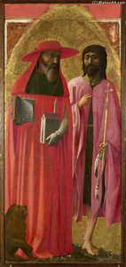 St.girolamo End Giovanni Battista — Masaccio