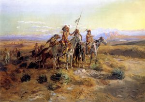 The Scouts — Charles Marion Russell, Western Art