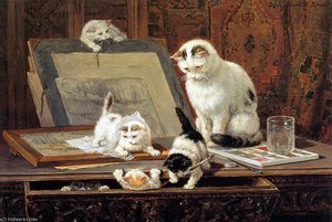 Drawing Sun — Henriette Ronner Knip