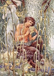 Piercing Sweet Was The Music Of Pan's Pipe — Walter Crane