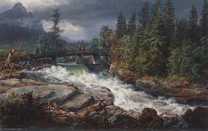 Maridalen — Johan Christian Claussen Dahl, Romantic Landscape Painting