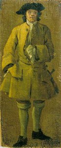 A Man Wearing A Yellow Coat — Luca Carlevaris