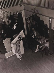 Harlem Nightclub Stripper Ii, From The Photo League Feature Group Project Harlem Document — Aaron Siskind