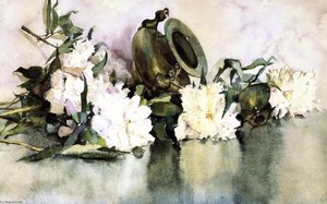 Peonies — Julian Alden Weir
