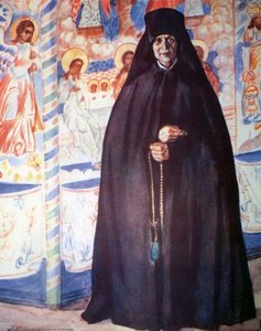 Abbess — Boris Mikhailovich Kustodiev