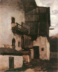 Village House In Hintersee — Carl Eduard Schuch