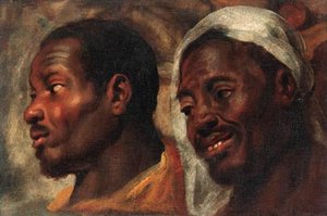 Head Studies Of Two African Men — Jacob Jordaens