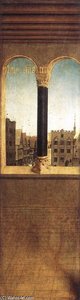Die Gnadenbildaltärei: Fensterbogen Mit Blick — Jan Van Eyck