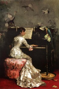 Young Woman at Piano