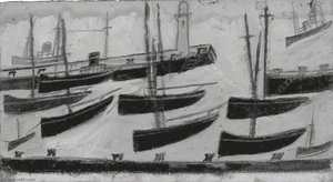 Nine Ships In Harbour — Alfred Wallis