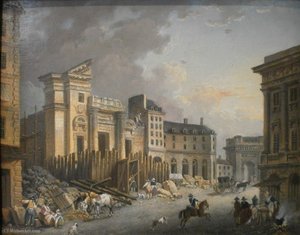 Molition Of The Church St. Bartholomew On The Island Of The City — Pierre Antoine De Machy