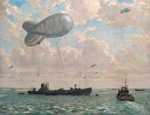 A Balloon Close Hauled On A Barge — Francis Edwin Hodge