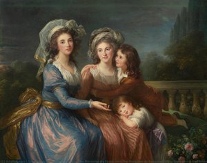 The Marquise De Pezay, And The Marquise De Rougé With Her Sons Alexis And Adrien — Luisa Isabel Vigée Le Brun