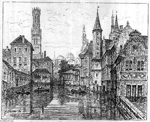 Quai Rosaire In Brugge — François Stroobant