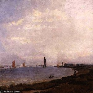 Poole Harbour — John William Buxton Knight, Impressionism