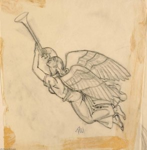 Angel, Sketch For Anzio — Paul Manship